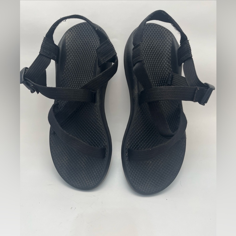 Black Women's Strappy Outdoor Sandals - Picture 2 of 8